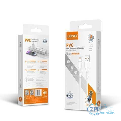 Accesorios Cable LDNIO LS841 1m 25W USB - IPHONE - WHITE