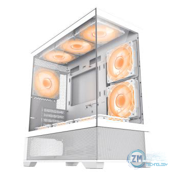 Case Gamemax Vista AW Blanco USB 3.0/USB 2.0/TYPE-C