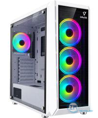 Case Gamer Infinytek H-15 Pro *(blanco) White* 4 Ventiladores ARGB sin