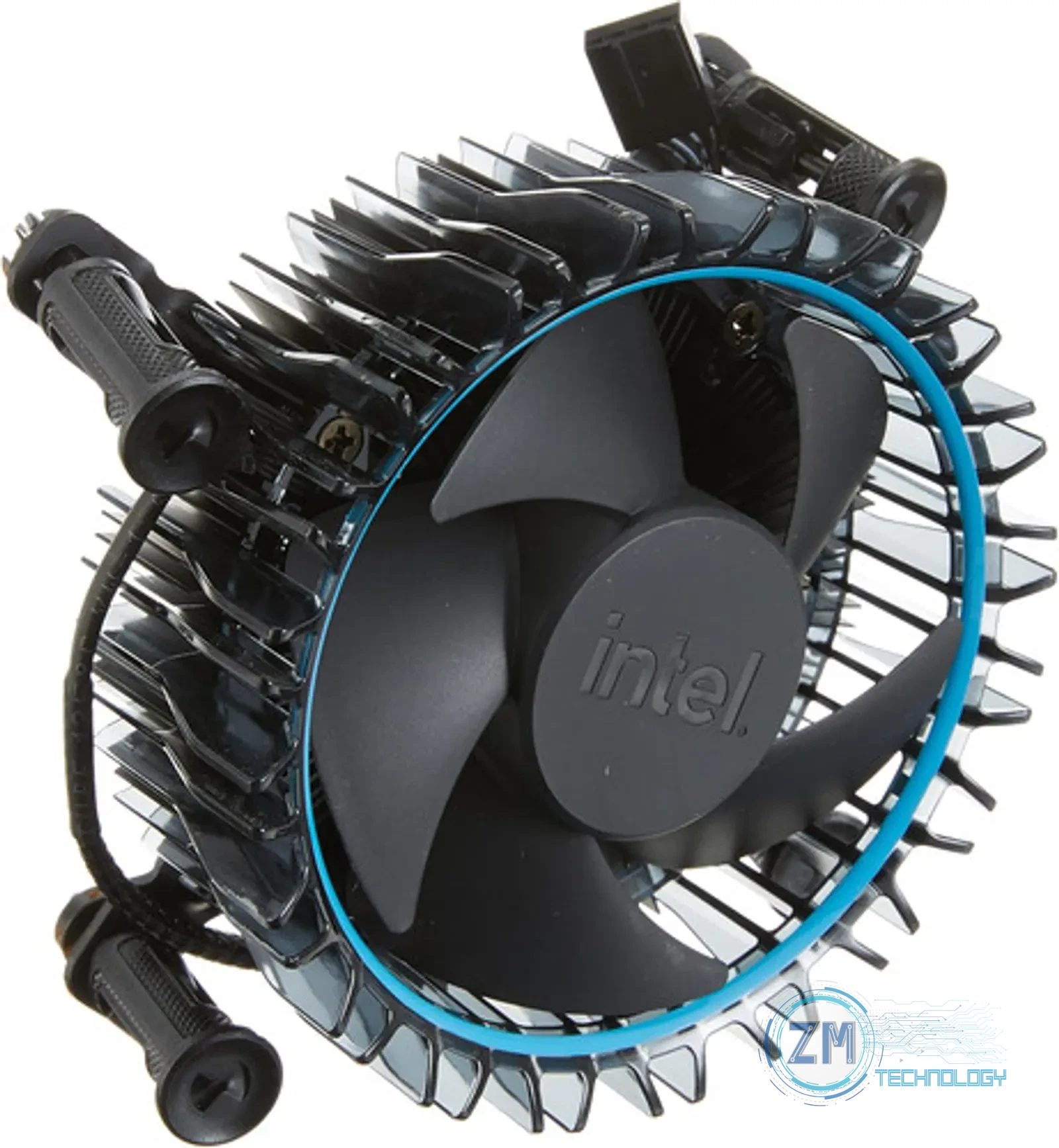 Ventiladores Disipador Cooler Intel Lga1700 Para Core I3 I5 12va 13va y 14va Gen Negro, vista 3