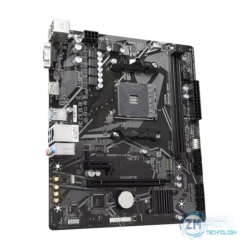 Mainboards Mainboard Gigabyte A520M K V2, vista 2