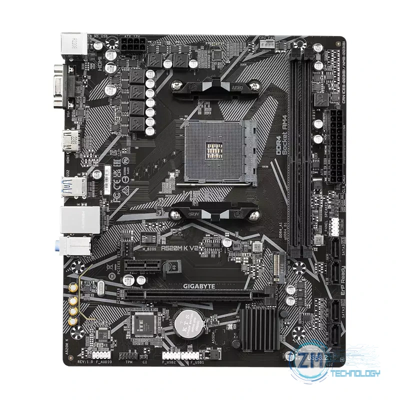 Mainboards Mainboard Gigabyte A520M K V2, vista 3