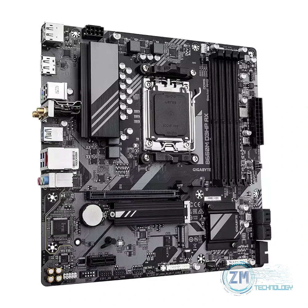 Mainboards Mainboard Gigabyte B650M D3HP AX Wifi AMD AM5 DDR5, vista 2