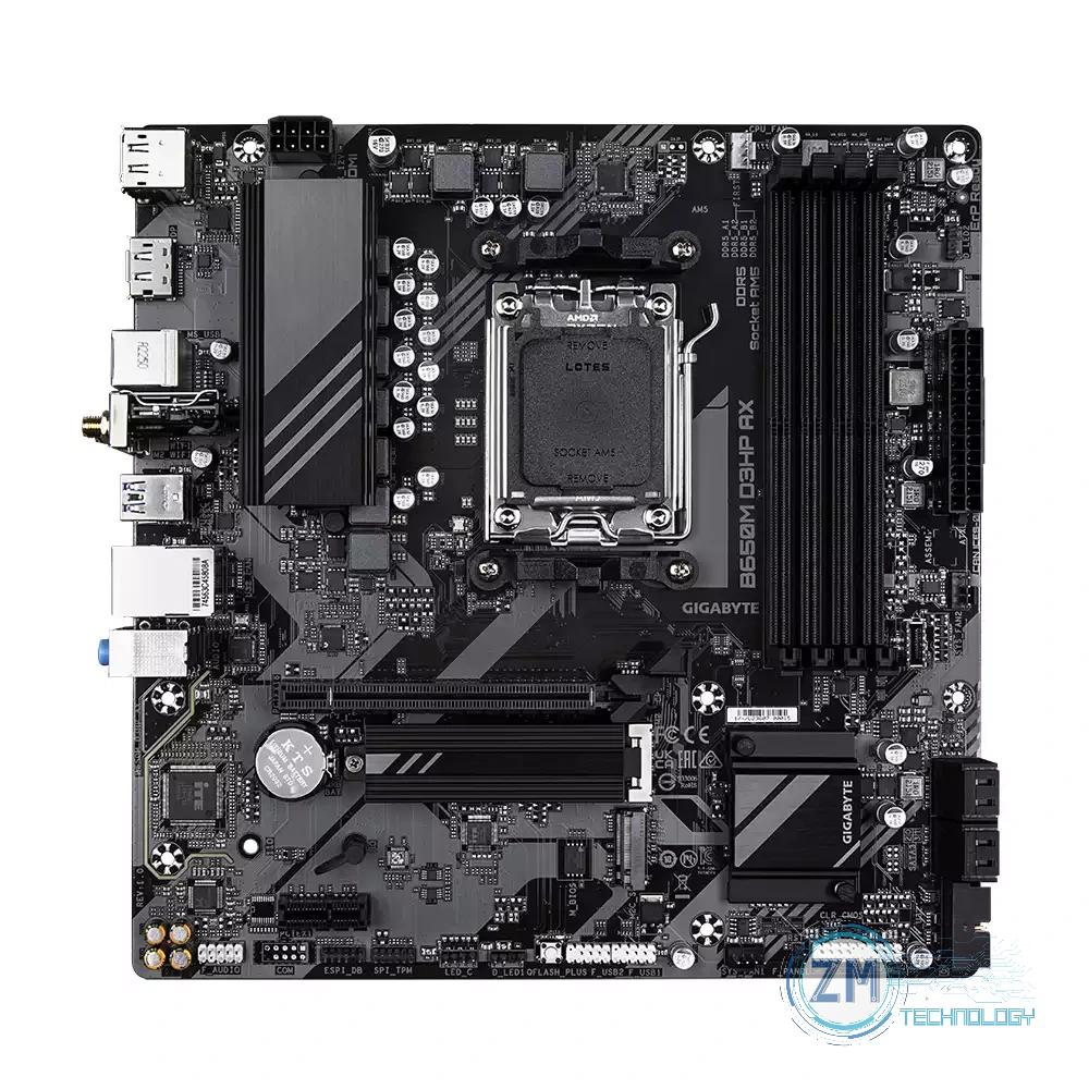Mainboards Mainboard Gigabyte B650M D3HP AX Wifi AMD AM5 DDR5, vista 3