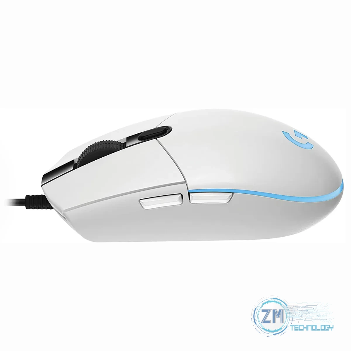 Accesorios Mouse Logitech Gaming G203 Blanco Alambrico Rgb Lightsync G-Hub, vista 4