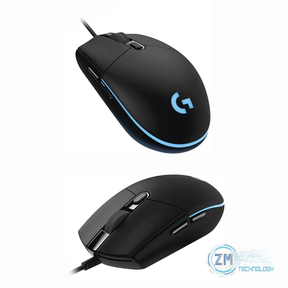 Accesorios Mouse Logitech Gaming G203 Negro Alambrico Rgb Lightsync G-Hub, vista 3