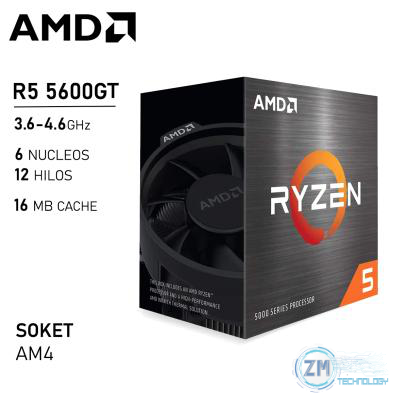 Procesador AMD Ryzen 5 5600GT 3.6GHZ 6 Núcleos 12 Hilos AM4 Graficos