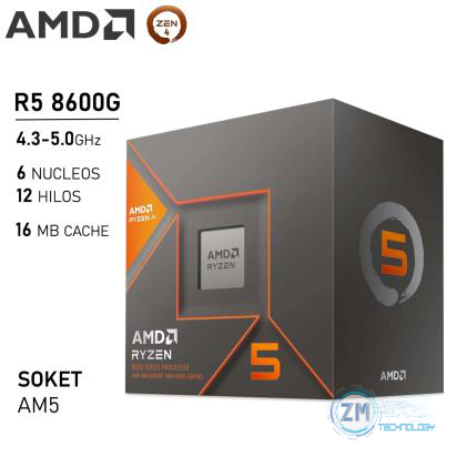 Procesador AMD Ryzen 5 8600G 4.3GHZ 6 Núcleos 12 Hilos AM5 Gráficos